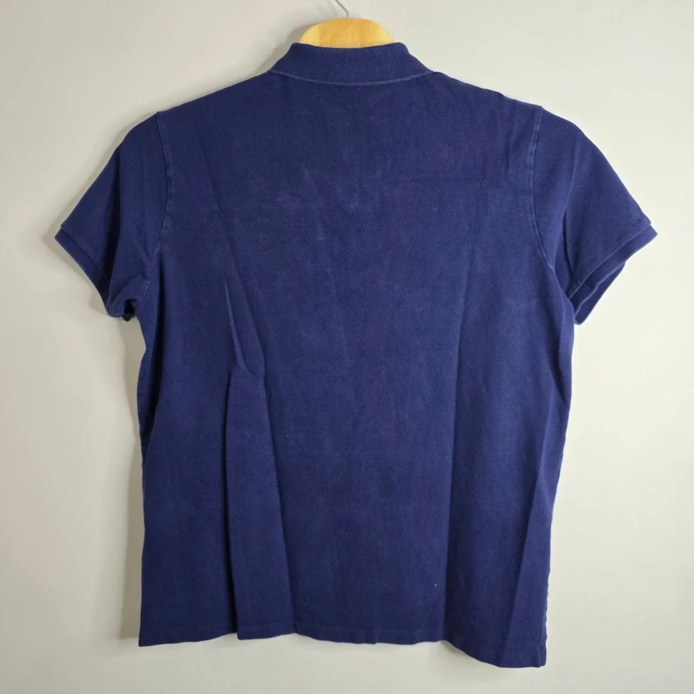 Polo by Ralph Lauren Navy Blue Polo Shirt with Bear Patch